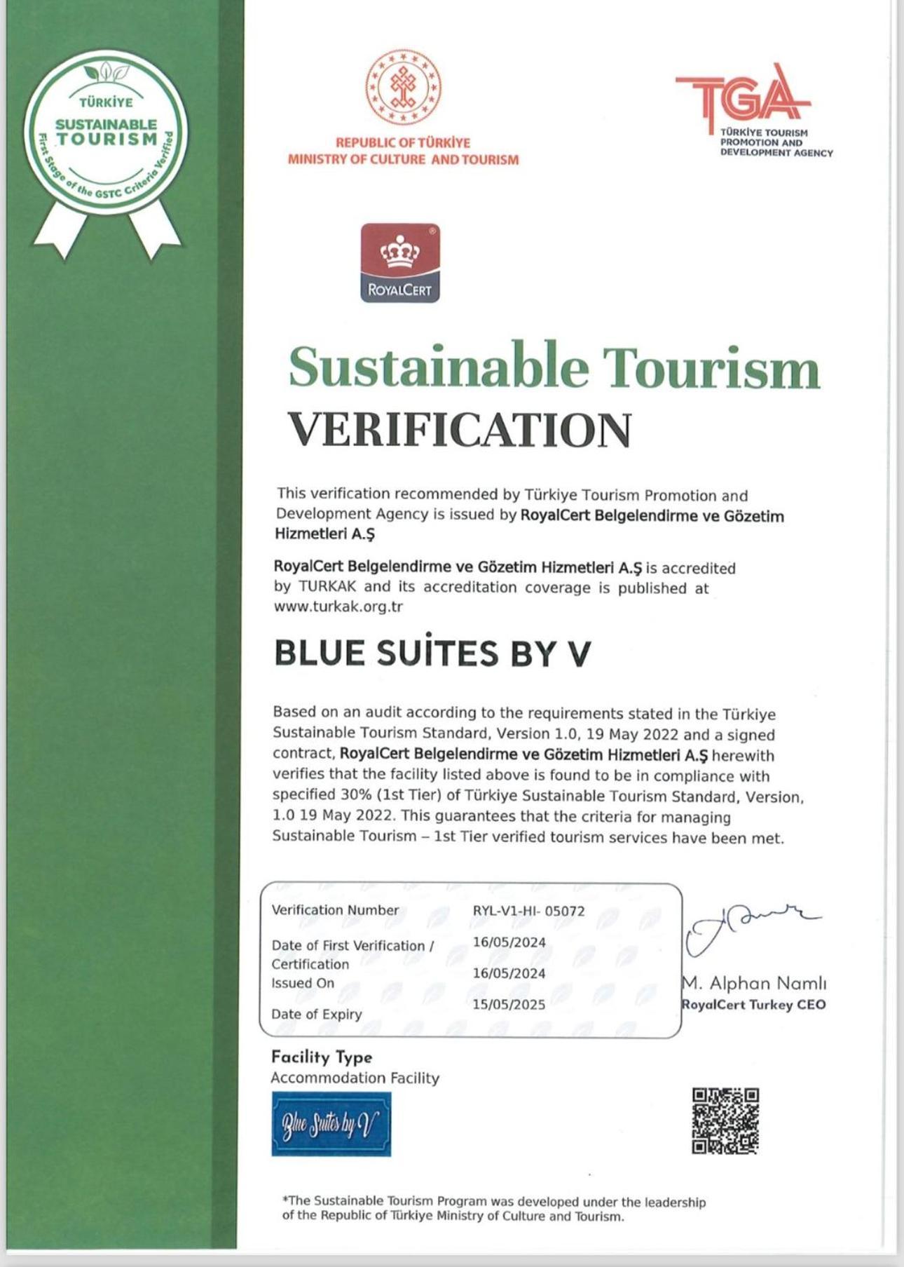 Blue Suites By V Istanbul Ngoại thất bức ảnh